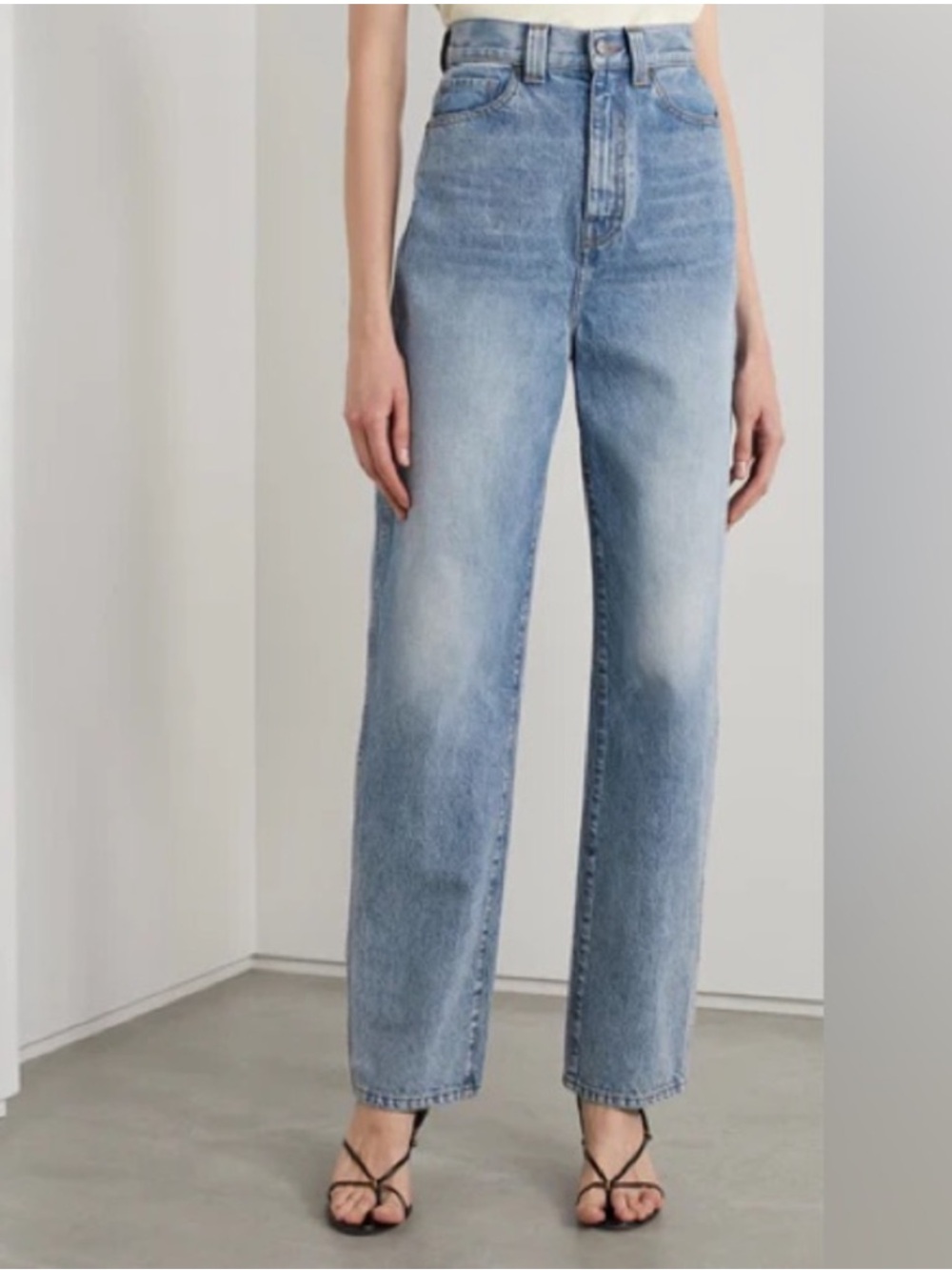 Khaite Straight Leg Alibi Jeans